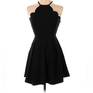 Charlotte Russe A-line Halter Sleeveless Dress